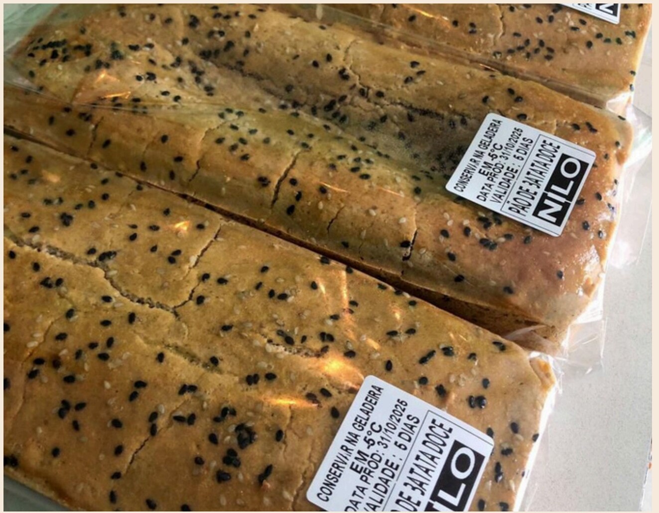 Pão Sem Glúten / Sem Lactose / Sem Açúcar